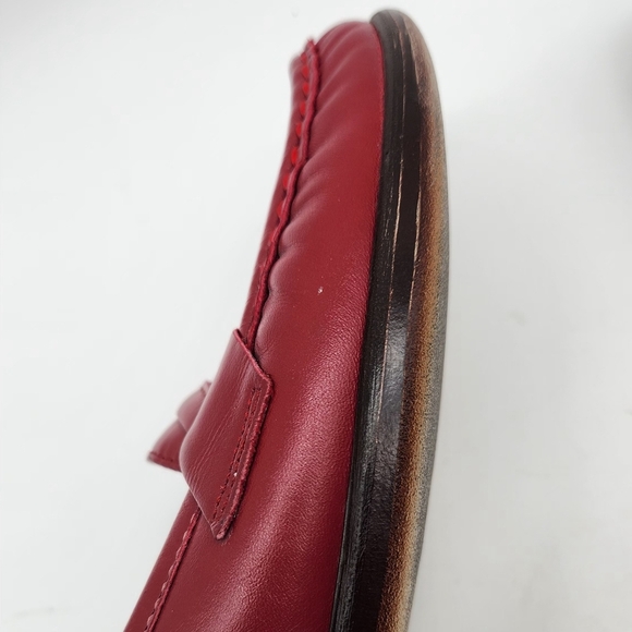 SAS Tripad Comfort Red Leather Penny Loafers Women’s 6.5N Slip On Casual Shoes - Picture 8 of 13